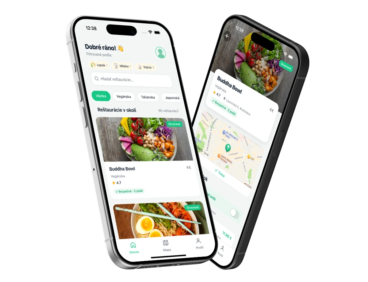 AvoiDino aplikácia – prehľad reštaurácií